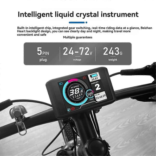 TFT-UKC1 Elcykel LCD-display Farverig skærm kompatibel med protokolcontroller kompatibel med 24-Perfet