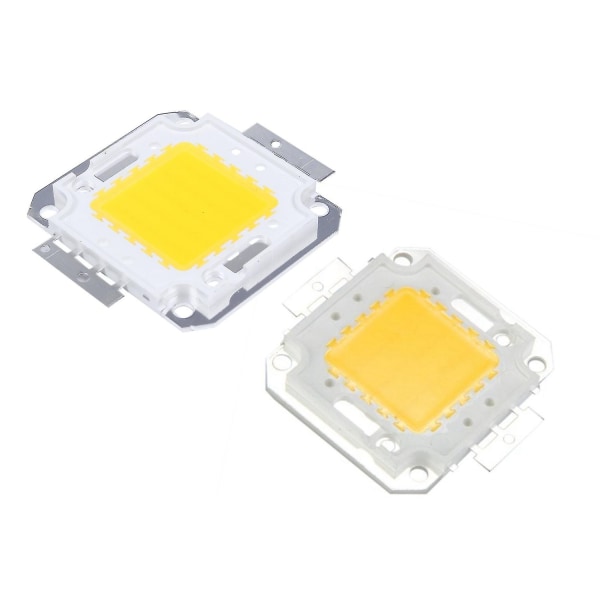 2 kpl Led Chip -polttimolamppu valo lämmin valkoinen High Power Diy 50w & 30w - Perfet