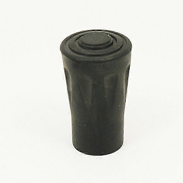 4-pak - Gummifødder Kompatible med Vandrestave 11mm / Vandrestave Sort-Perfekt