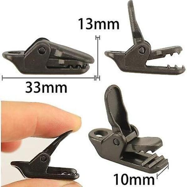 70 stk Clip de Fixation Bache Auvent, Clips de Verrouillage Clips de Bache Clips Toile de Tente en Li - Perfet null none