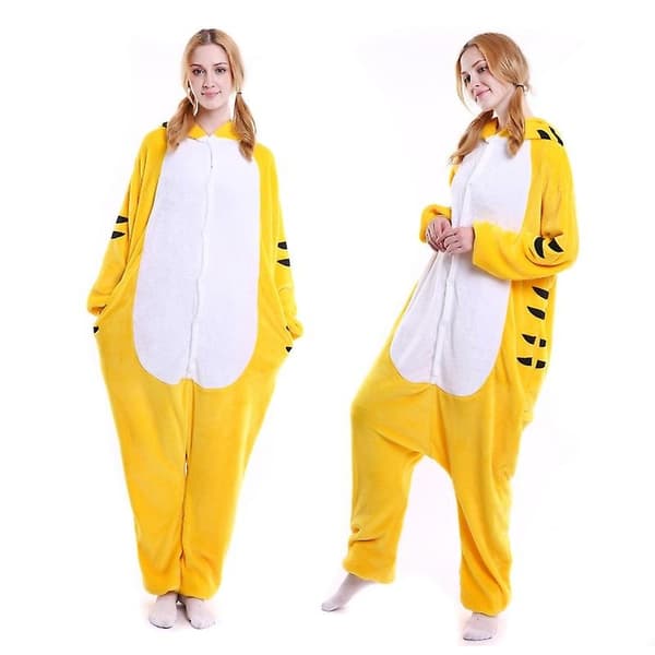 Gul Tiger Maskeraddräkt - Perfekt XL