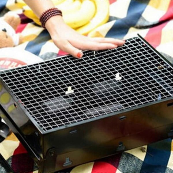 Uudelleenkäytettävät BBQ-ulkogrillit 304 ruostumatonta terästä verkkomatot BBQ-ulkogrillit Ritiläverkko Paisto- ja leivontatarvike Grillausverkko - Täydellinen 40x20CM