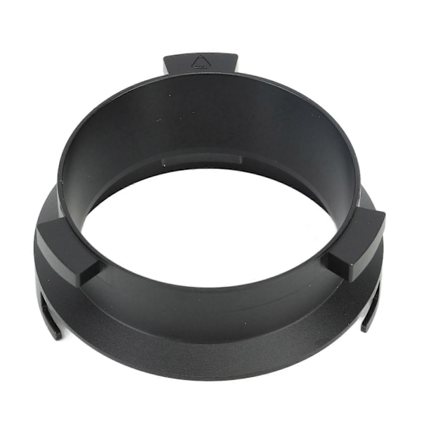 Kahvijauheen annostelurengas 51mm alumiiniseosta, handsfree, annostelukaukalo Delonghi 9 -sarjalle 9335 9155 9355 9665, musta - Perfet