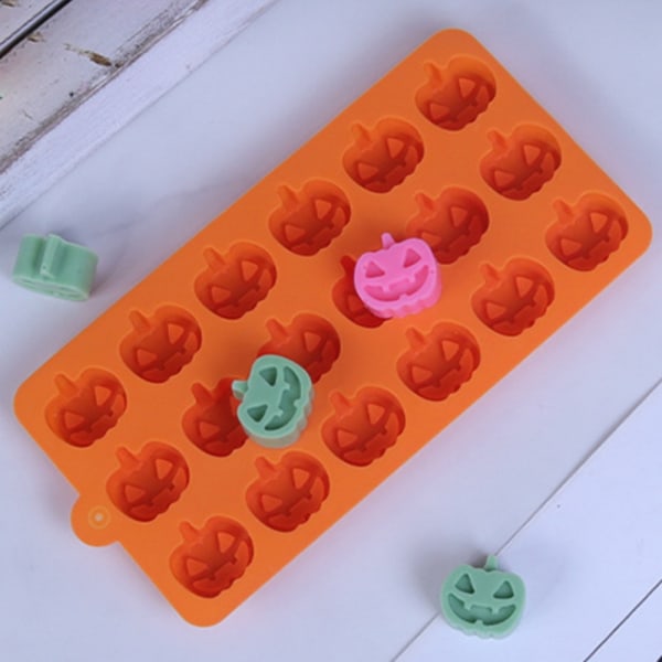 18 Cavity Halloween Mold Monikäyttöinen Pumpkin Bake Mold - Perfet