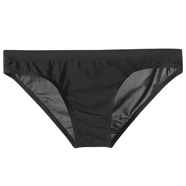 Fianao Miesten Alushousut Joustavat Hengittävät Mukavat Pehmeät Läpinäkyvät Jääsilkki Seksikkäät Matala Vyötäröiset Alushousut - Perfet Black 3XL