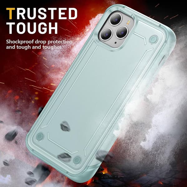 Støtsikkert telefondeksel kompatibelt med iPhone 11 Pro Max-Perfet Light green