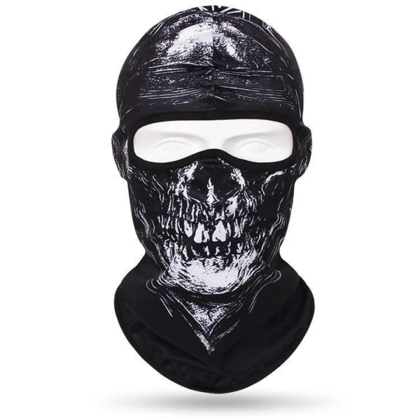 Maskehette balaclava Halloween Full Face Cover ski motorc - Perfet red