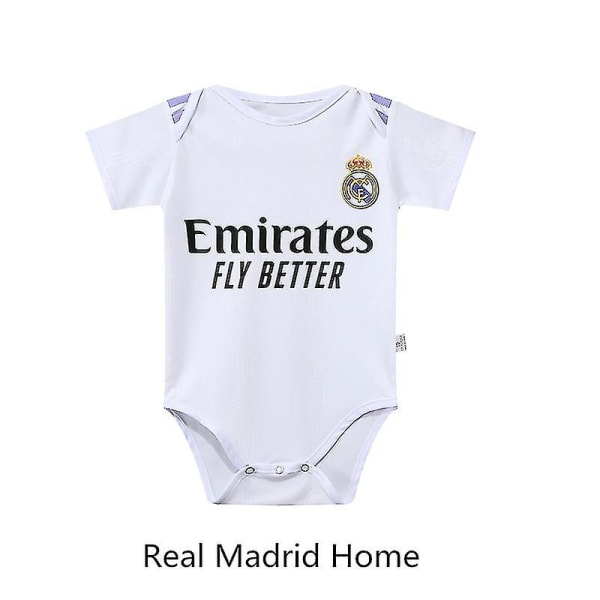 22-23 Baby fodboldtrøje Real Madrid Arsenal - Perfet M(72-85cm) Real Madrid Home
