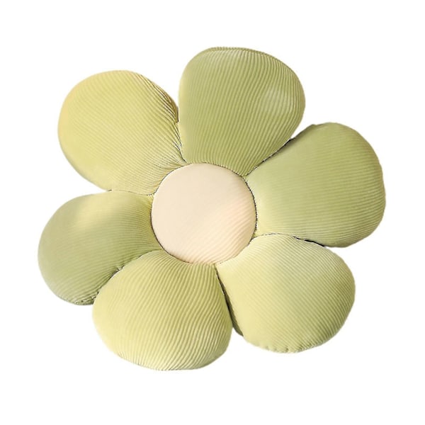 Blommig golvkudde för läsning och avkoppling, bekväm för flickor, tonåringar, mellanstadiebarn och småbarn - Perfekt Green 40CM
