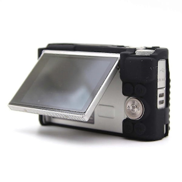 Kameraovertræk i silikone til Canon SX740 HS/ SX730 HS - Anti-ridse, beskyttende etui - Perfekt Black