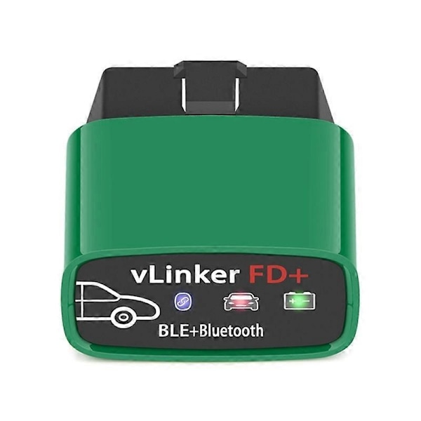 Vgate VLinker FD OBD2 Bluetooth-kompatibel Bilkodläsare OBD2 Diagnostisk Scanner FORScan-Perfet