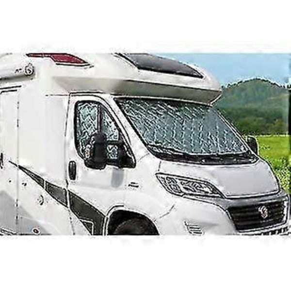 Bil Invändig Termisk Persienn Vindruta Solskydd Överdrag Persienn Kit Bil Lyftfönster Solskydd -Fiat Ducato 2006-2022-Perfekt