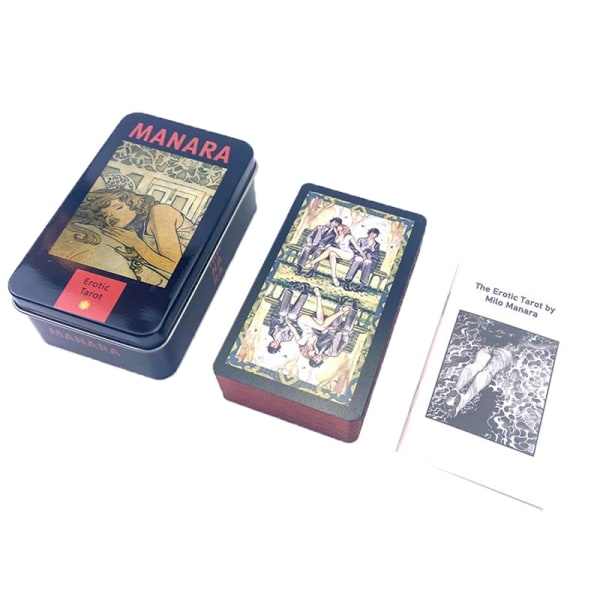 Iron Box Manara Oracle Card Tarot Fate Ennustaminen Deck Party Bo - Perfet Multicolor one size