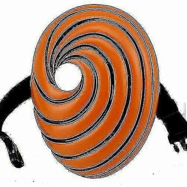 Cosplay Anime Akatsuki Tobi Uchiha Obito Madara Joulujuhla Mask Prop Lateksi - Täydellinen S