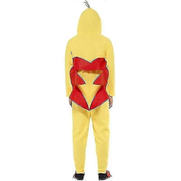 Mænds Kylling Kostume, Gul Fjerkræ Halloween Jumpsuit-Perfet XL