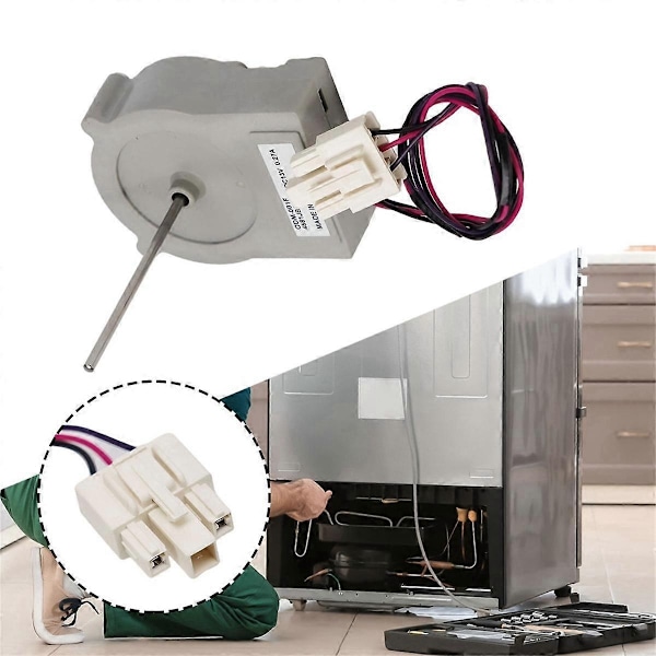 DC 13V Kylskåpsfrysens Fläktmotor Kompatibel med Kylskåp 4681JB1027A B196ACF -A207NIS -B20-Perfet