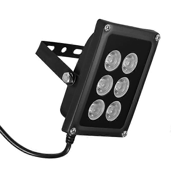 IR-belysning 6-delad Array IR LED IR-belysning Nattseende Bred vinkel Lång räckvidd Utomhus Vattentät För CCTV Säkerhetskamera - Perfekt 6