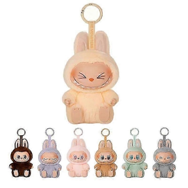 Uusi Söpö Labubu 1:1 Replica The Monsters Cardiac Macarone Kawai Arvauslaukku Figuurimalli Avaimenperä Yllätyslahja lelu-Perfet A2