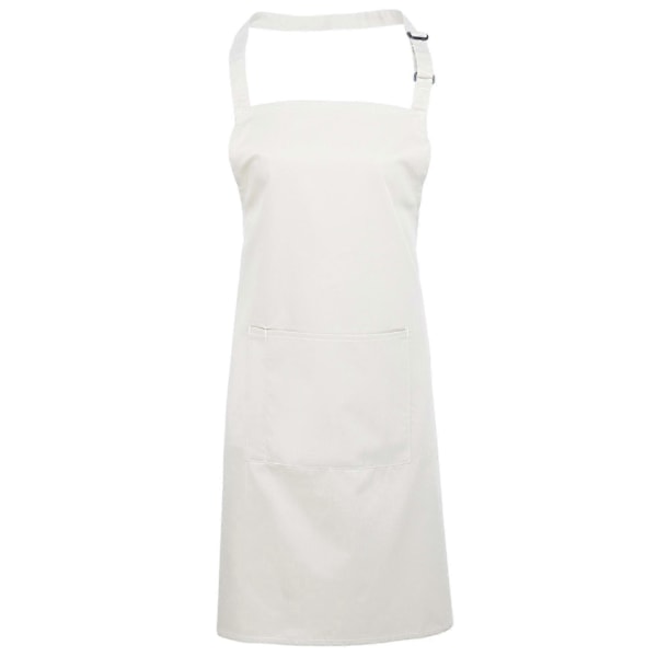 Premier Kvinners Fargerik Bib Forkle med Lommer/Overalls - Perfekt White