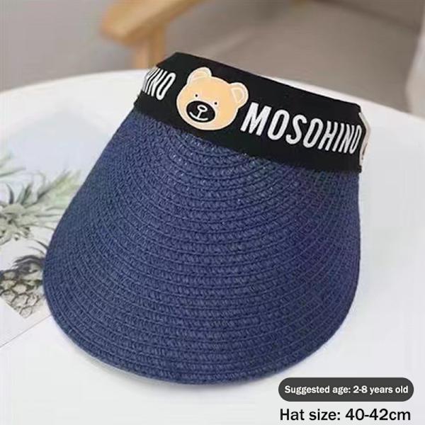 2-8 år barn solhatt sommar tecknad solskydd tom till - Perfet Blue One Size