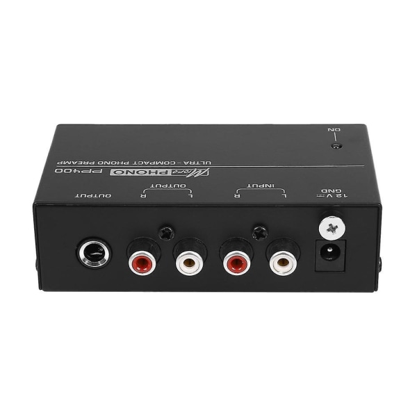 Ultrakompakt Phono Preamp Preamplifier med Rca 1/4 tommers grensesnitt Preamplificador Phono Preamp(eu - Perfet