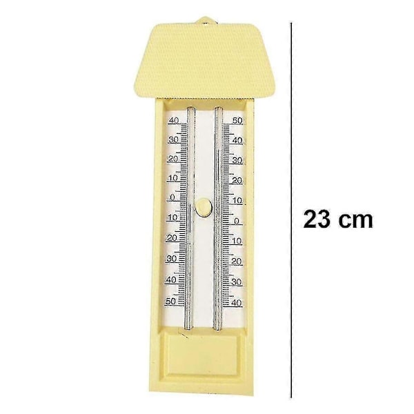 Digital Max Min Växthustermometer - Max Min Termometer för att Mäta Maximala och Minimala Temperaturer i Ett Växthus - Perfekt
