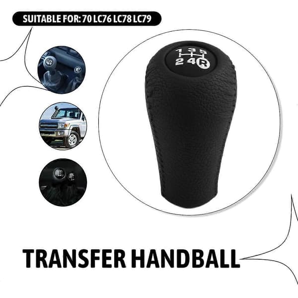 Kompatibel med Land Cruiser 70 Manuel Gearknop Sort-Perfekt