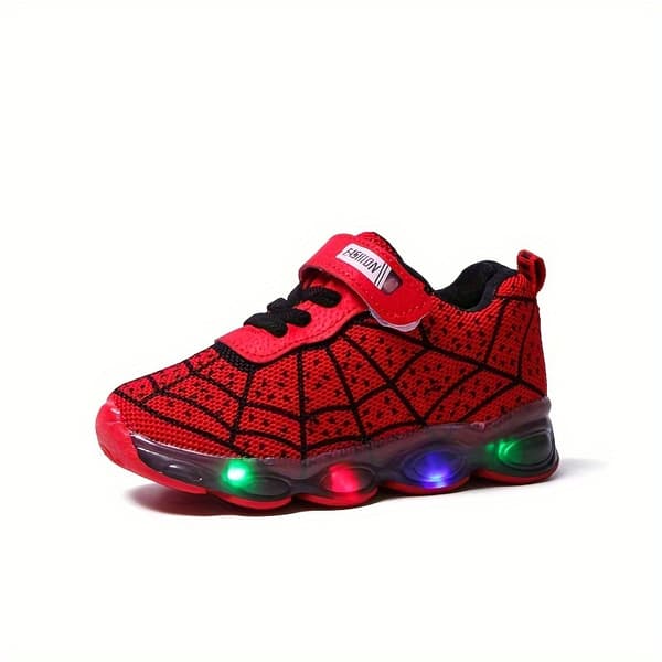 Barnskor med LED-belysning, storlekar 21-36 Black EU 22.5