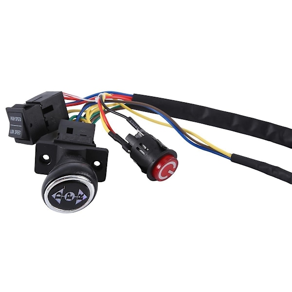 Elektrisk barnebil DIY Modifiserte ledninger og brytersett, Elektrisk barnebil 4WD Ride on leker Tilbehør-Perfekt