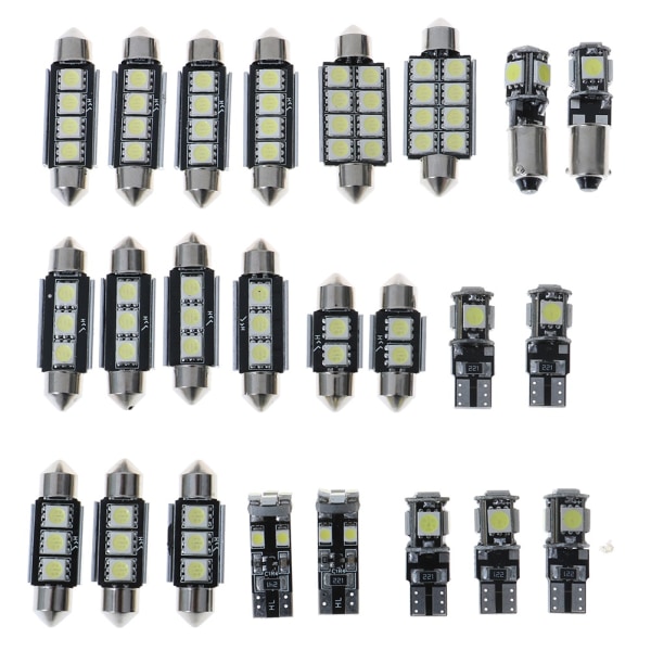 23kpl Canbus LED-auton sisävalot - Perfet