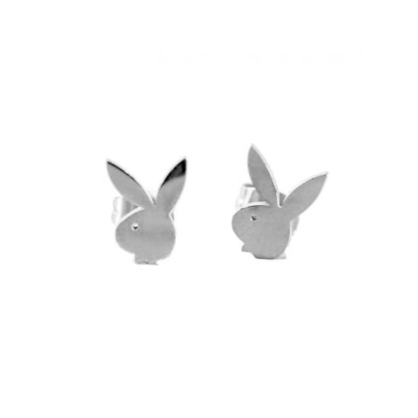 bunny örhängen unisex rostfritt stål Playboy par örhängen - Perfet