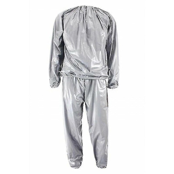 Duty Sauna Sveddragt Træningsdragt Fitness Anti-riv-Perfekt Gray 4XL