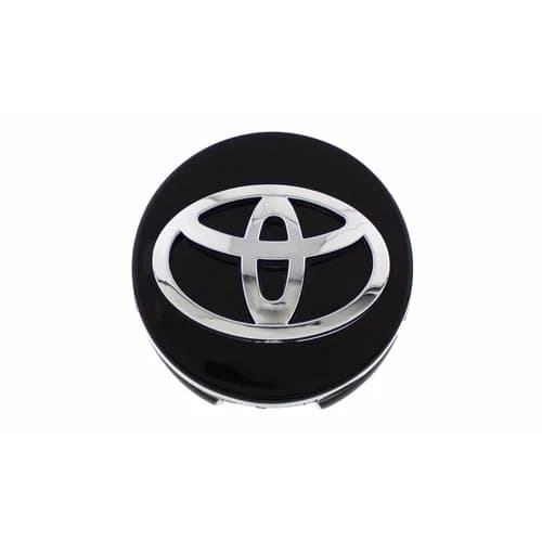 Dele - Toyota centerkapsel/fælgemblem - Bil 75 62mm - Svart
