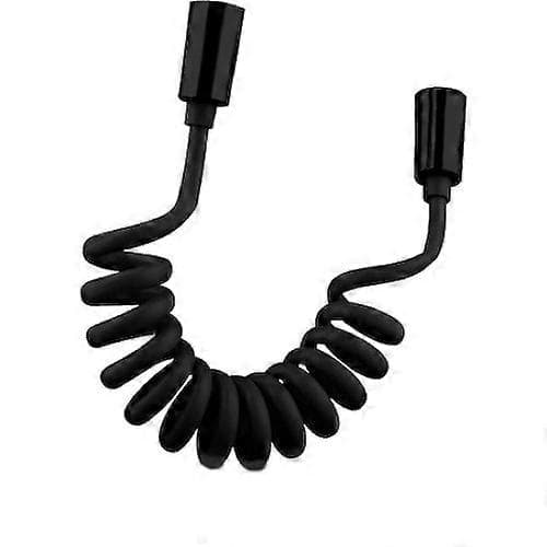 toiletskylleslange, Plastik, 3m, Sort-Perfet