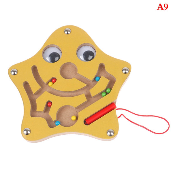 Lapset Busy Board DIY-tarvikkeet Mini Magneettinen Labyrintti Kids Edu - Perfet Multicolor A9