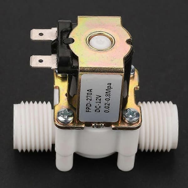 G1/2 Magnetventil - DC 12V - NC Elektrisk vanninntaksventil (DC 12V)-Perfet