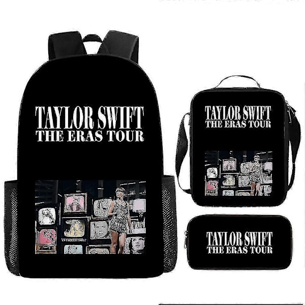 Taylor Swift Skolesett med tre deler for studenter (ryggsekk + matpose + pennal) - Perfekt Product 11