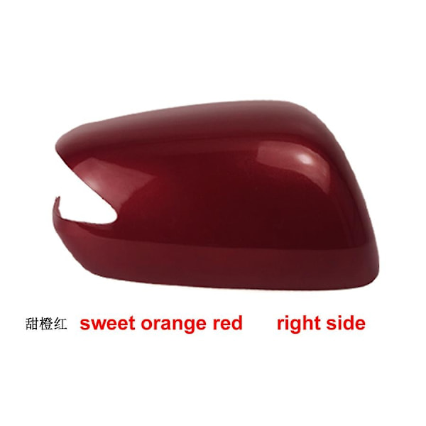 Sidespeildeksel for Honda Fit 2008 2009 2010 2011 2012 2013 - Ytre speilhus med lampe - Perfekt 1pcs red right
