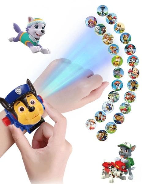 Paw Patrol ur med projektorfunktion - 24 slideshows - Perfekt