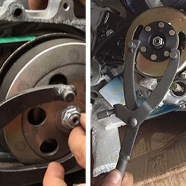Justerbar svinghjulnøkkel, motorsykkel/sykkel clutch svinghjul, universalnøkkel skiftenøkkel reimhjul tannhjulholder låseverktøy - Perfekt