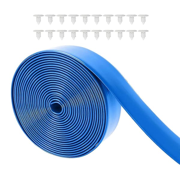 Vinylstropper til reparation af terrassestole DIY Reparationsstropper til havestole Sort-Perfet Blue
