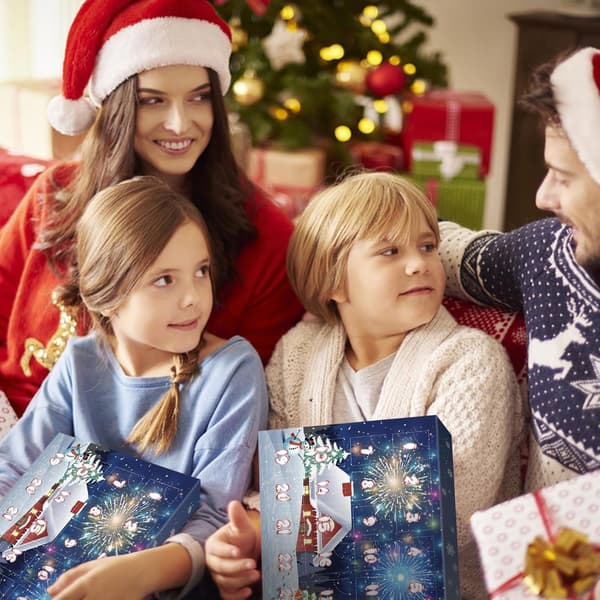 Første adventskalender 2024 Barn Voksne Puslespill Gutter Jenter, 24 P