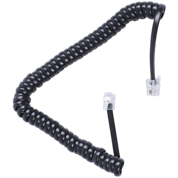 Erstatning RJ9 4P4C Plugg Ced Elastisk Telefonrør Kabel - Perfekt