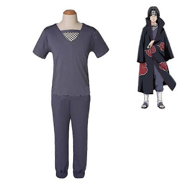 Harajuku Cosplay Uchiha Itachi Cosplay Kostym Huvudband Halsband Ring Kunai Deida Rafei Halloween Kostym Pojkar och Flickor Pain Cape - Perfekt purple XXL