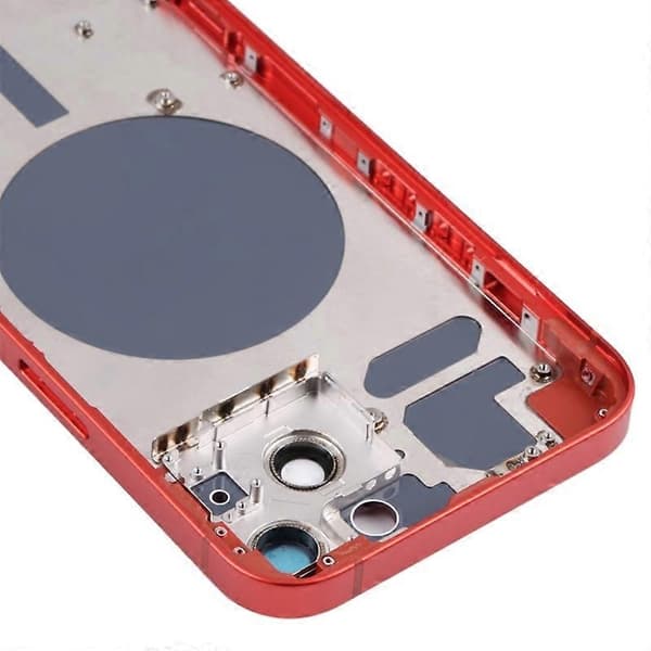for iPhone 13 6.1 tommer Bak Batterideksel + Midtre Plate Ramme + Sideknapper Erstatning - Perfekt Style D