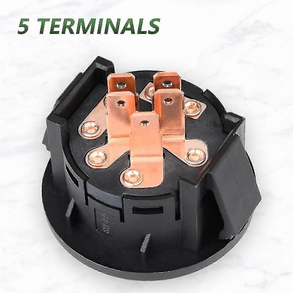 Tændingslås 3 Positioner med Nøgle Kompatibel med Toro 117-2221 137-4100 Z Cutter Zs Serie -GSL-Perfet
