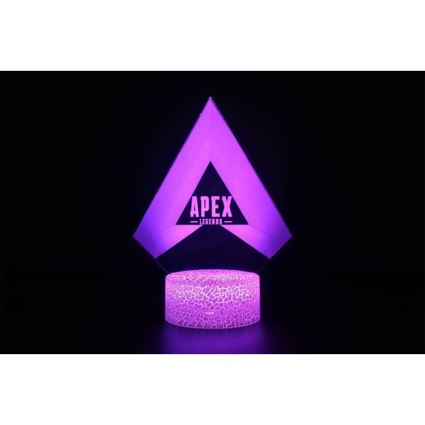 Apex Legends 3D Night Light, LED Colorful Touch Remote Contr - Perfet