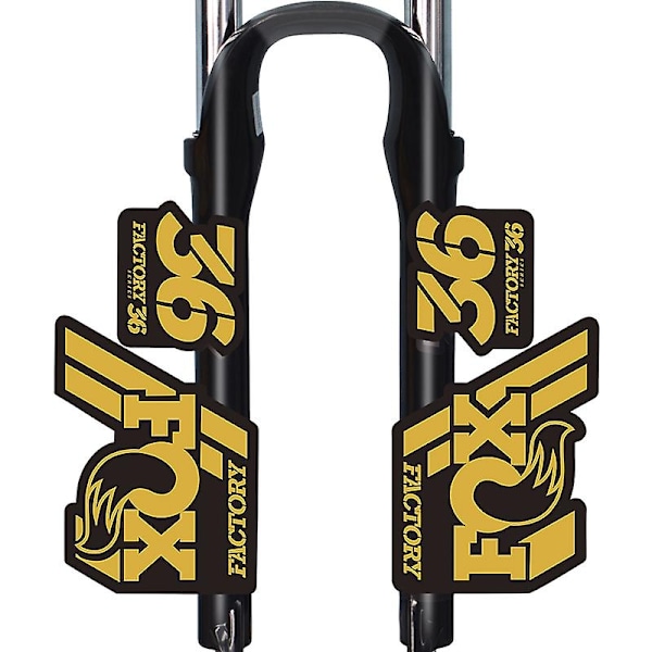 Otwoo 2018-2020 Float 36 Mountain Bike Fork Stickers Mtb Speed Down Mountain 36 Latest Front Fork Decals-Perfet blk yelw orge