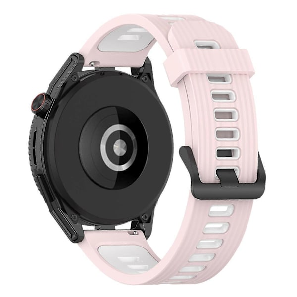 Urremme for Huawei Watch GT 3 SE/Samsung Galaxy Watch3 45mm - 22mm Dobbelt Farge Striper Håndleddsreim --Perfekt Multicolor Type I Huawei Watch GT 3 SE