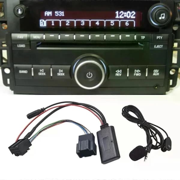 Bil Bluetooth-kompatibel Musikafspiller Audio Receiver Håndfri Telefon MP3 AUX Input Adapter Kabelmodul til Saab 9-3 9-5 - FF1 -
